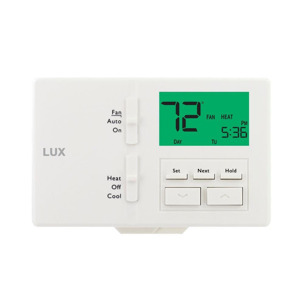 Lux Win100 Heating Cooling Programmable Outlet Thermostat Manual